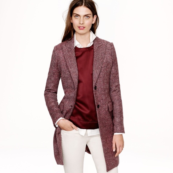 j crew herringbone coat